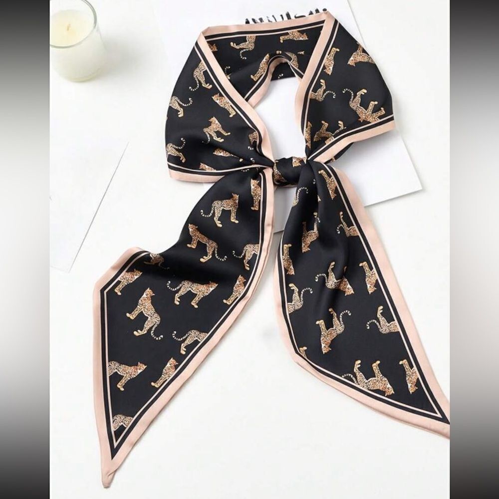 Leopard Print Scarf N878